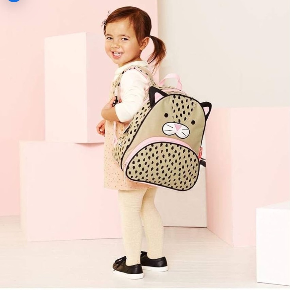 Skip Hop Toddler Backpack, Zoo Preschool Ages 3-4, Leopard - Picture 2 of 9